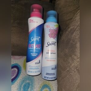 Outlast and Original Dry Spray Deodorant Duo